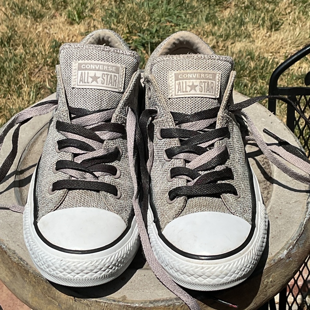 GRAY CONVERSE SIZE 9 $20